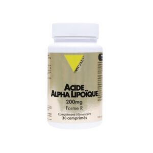 Acide Alpha Lipoïque - 200 mg - 30 comprimés - Vitall+ - Foie