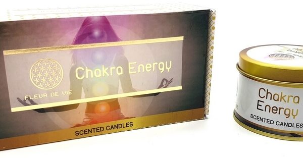 Bougie fleur de vie Chakra energy - 120ml - Esoterix