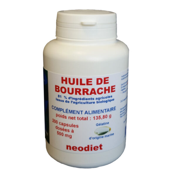 Bourrache - 200 capsules - Neodiet