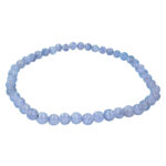 Bracelet calcédoine bleue - 4 mm - Pro'herbes