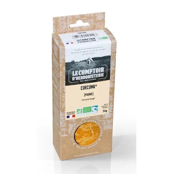 Poudre de curcuma vrac - 50g - Comptoir d'herboristerie - Douleurs-confort articulaire