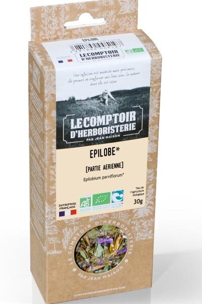 Epilobe parties aériennes - 30g - Vrac - Le comptoir d'herboristerie - Hormones masculines - Prostate - Vessie