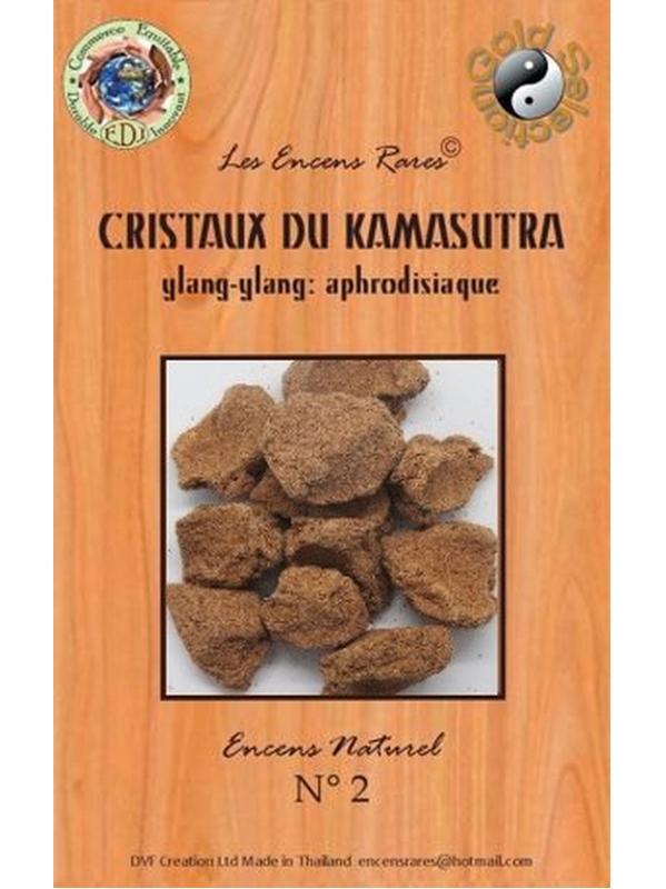 Encens N°2 Cristaux du Kamasutra - ylang-ylang - Aphrodisiaque - 25g - DG diffusion