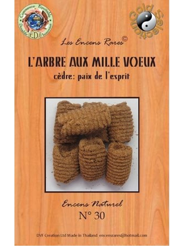 Cèdre Paix de l'esprit - L'arbre aux mille voeux - 25g - DG diffusion
