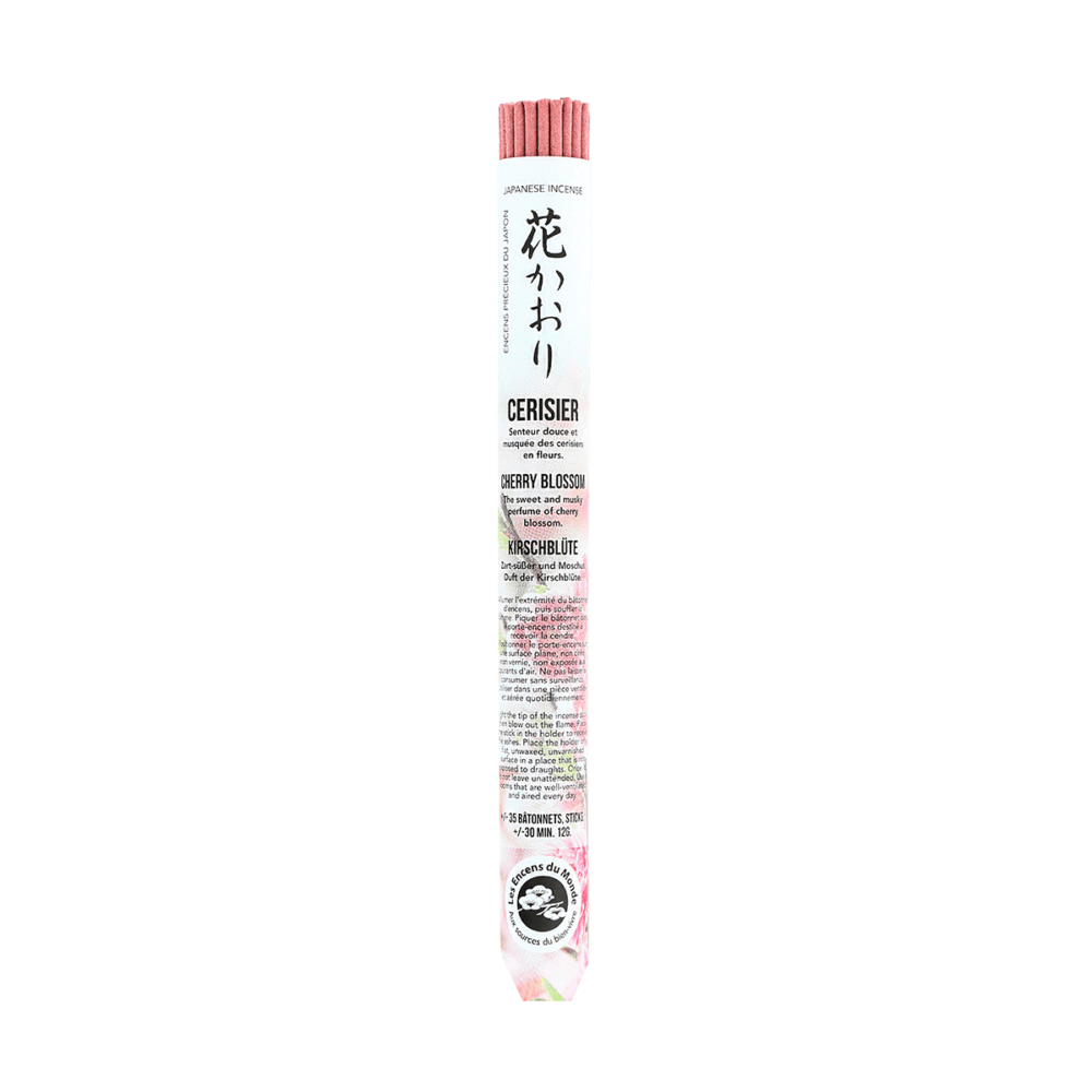 Encens japonais Cerisier - 35 bâtonnets - Aromandise