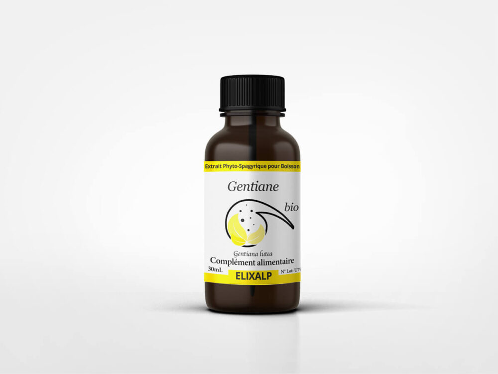 Gentiane bio - 30 ml - Elixalp - Estomac