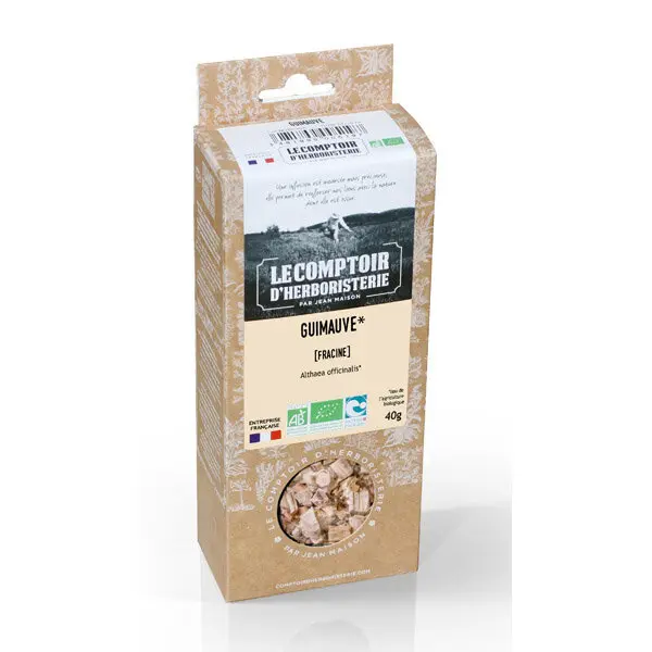 Guimauve racine bio vrac - 40g - Le comptoir d'herboristerie