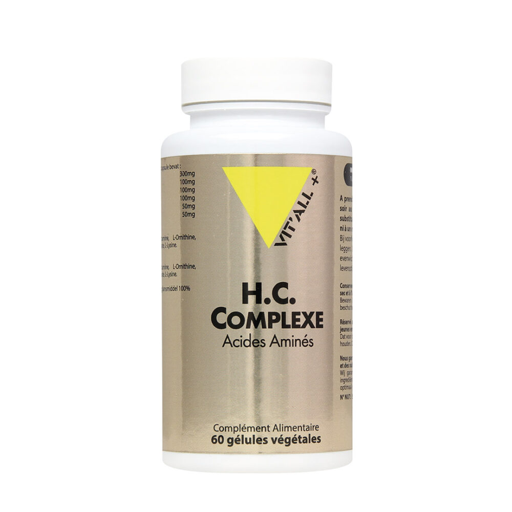 HC complex - acides aminés - 60 gélules - Vitall+