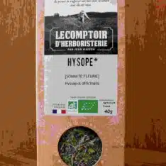 Hysope sommités fleuries - 40 g - Le comptoir d'herboristerie - Poumons