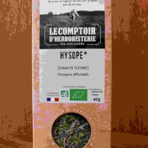 Hysope sommités fleuries - 40 g - Le comptoir d'herboristerie - Poumons