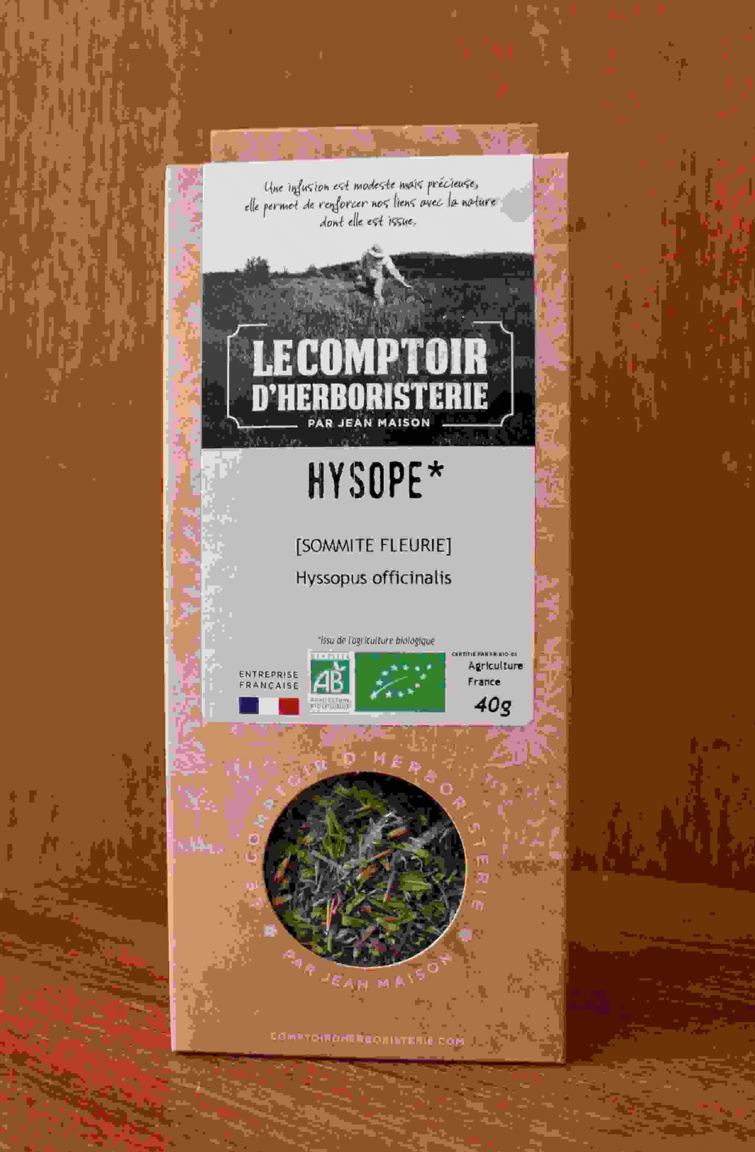 Hysope sommités fleuries - 40 g - Le comptoir d'herboristerie - Poumons