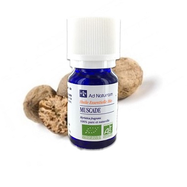 Huile essentielle de noix de muscade - 10 ml - AD Naturam