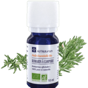 Huile essentielle de romarin à camphre - 10 ml - AD Naturam