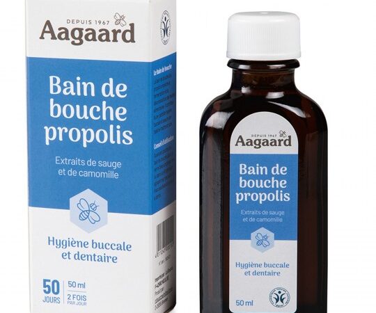 Bain de bouche à la propolis - 50 ml - Aagaard