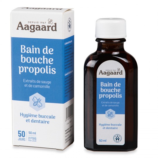 Bain de bouche à la propolis - 50 ml - Aagaard