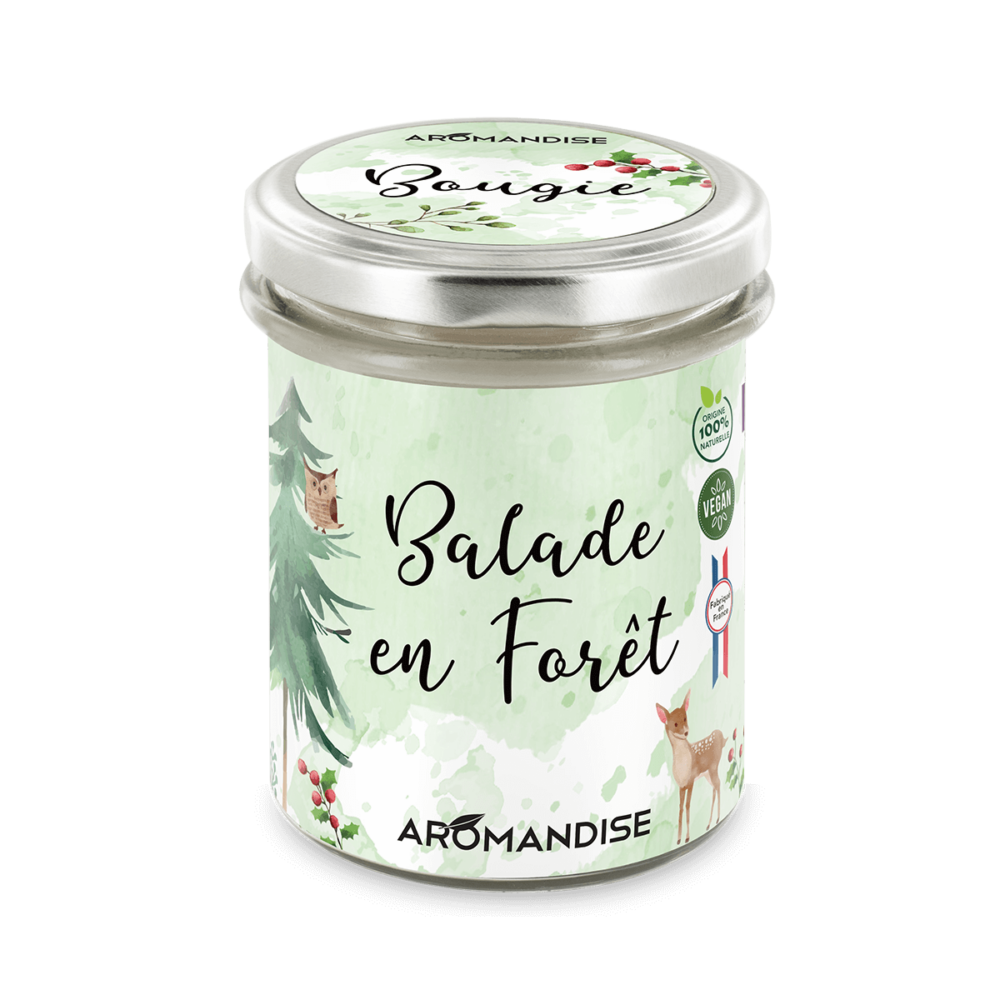 Bougie Ballade en forêt - 150g - Aromandise