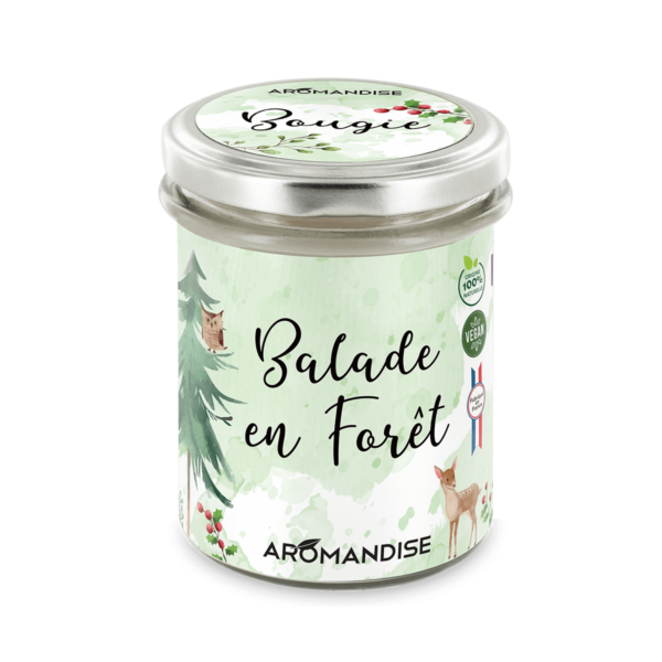 Bougie Ballade en forêt - 150g - Aromandise