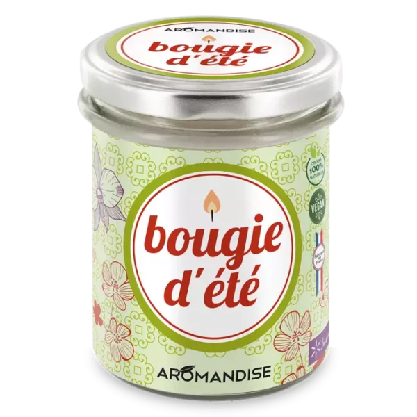 Bougie d'été - Citronnelle - 150g - Aromandise