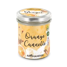 Bougie orange cannelle - 150g - Aromandise