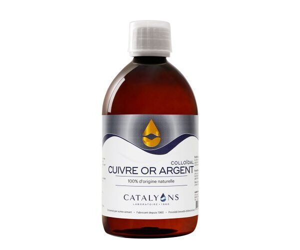 Cuivre Or Argent - 500 ml - Catalyons - Les oligo-éléments et minéraux