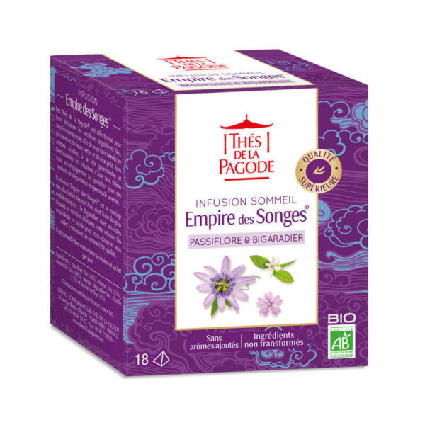 Empire de songes infusion sommeil - 18 infusettes - Les thés de la pagode