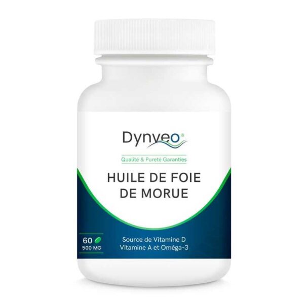 Huile de foie de morue - 60 capsules - Dynveo