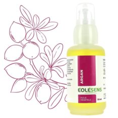 Huile végétale d'argan - 50 ml - Eolesens - Hygiène et cosmétiques - Les huiles végétales