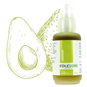 Huile végétale d'avocat - 50 ml - Eolesens - Hygiène et cosmétiques - Les huiles végétales
