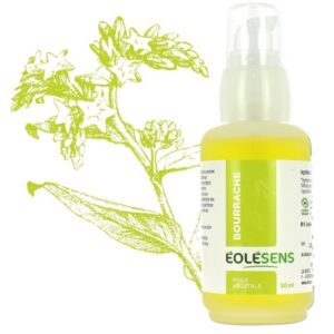 Huile végétale de bourrache - 50 ml - Eolesens - Les huiles végétales - Peau