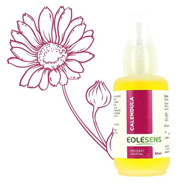 Huile végétale de calendula - 50 ml - Eolesens