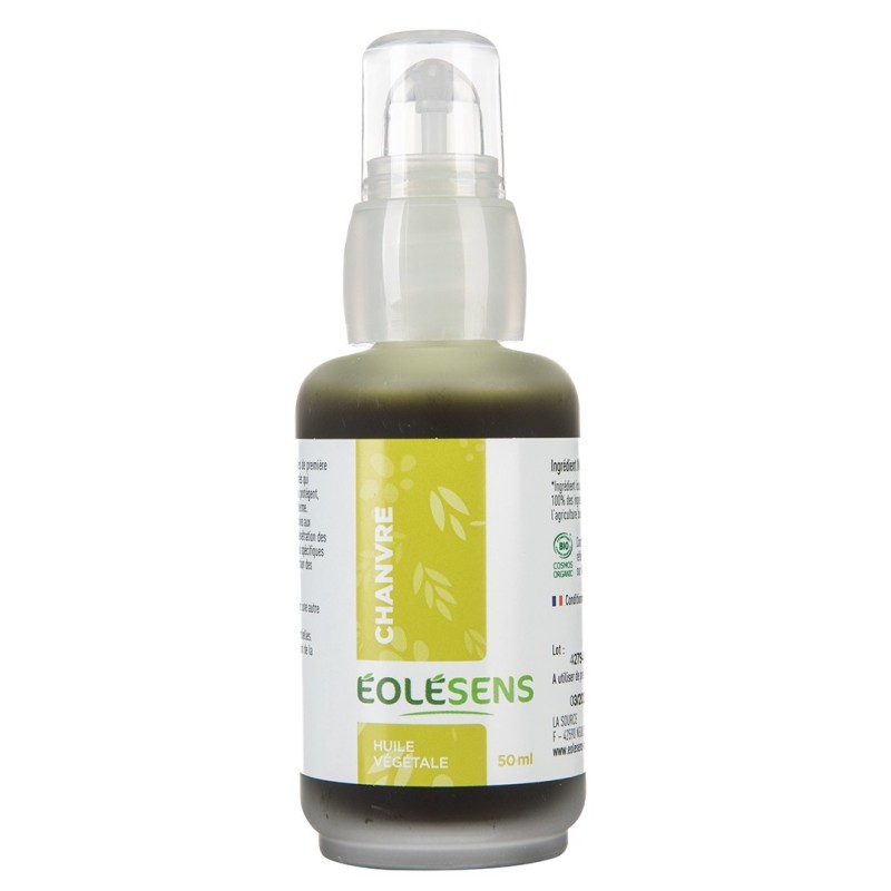 huile végétale de chanvre - 50 ml - Eolesens