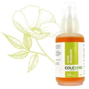 Huile végétale de rose musquée - 50 ml - Eolesens - Visage