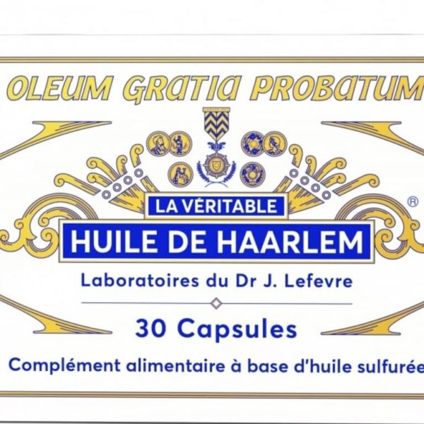 Huile de Haarlem Originale - 30 capsules