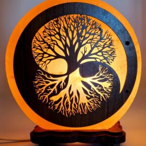 Lampe de sel Arbre de vie Yin-yang - Esoterra - Lampes de sel