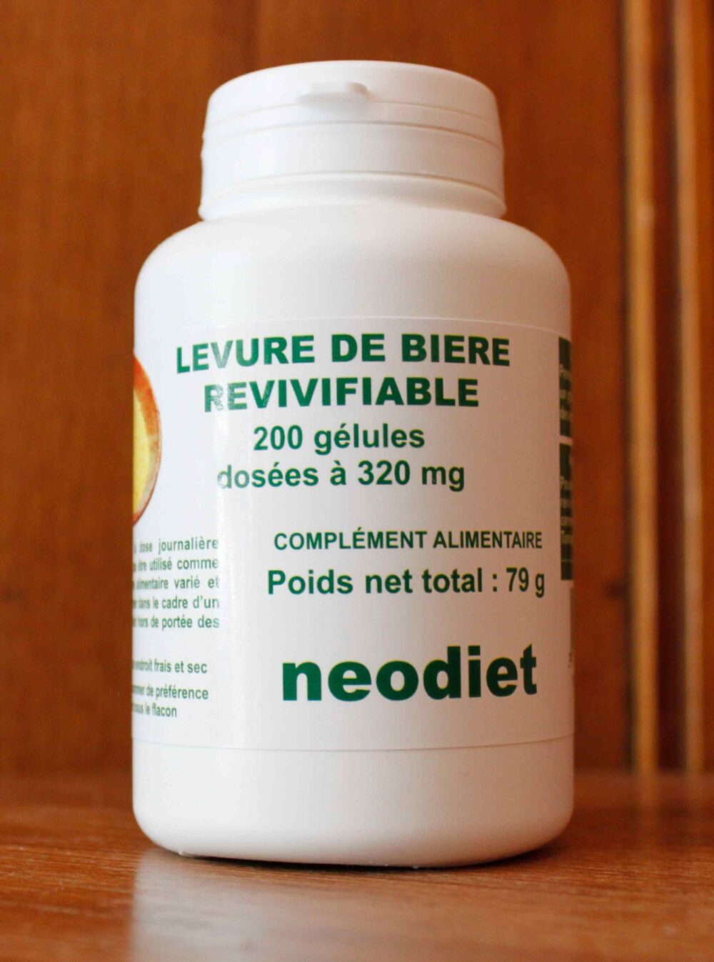 Levure de bière revivifiable - 200 gélules - Néodiet