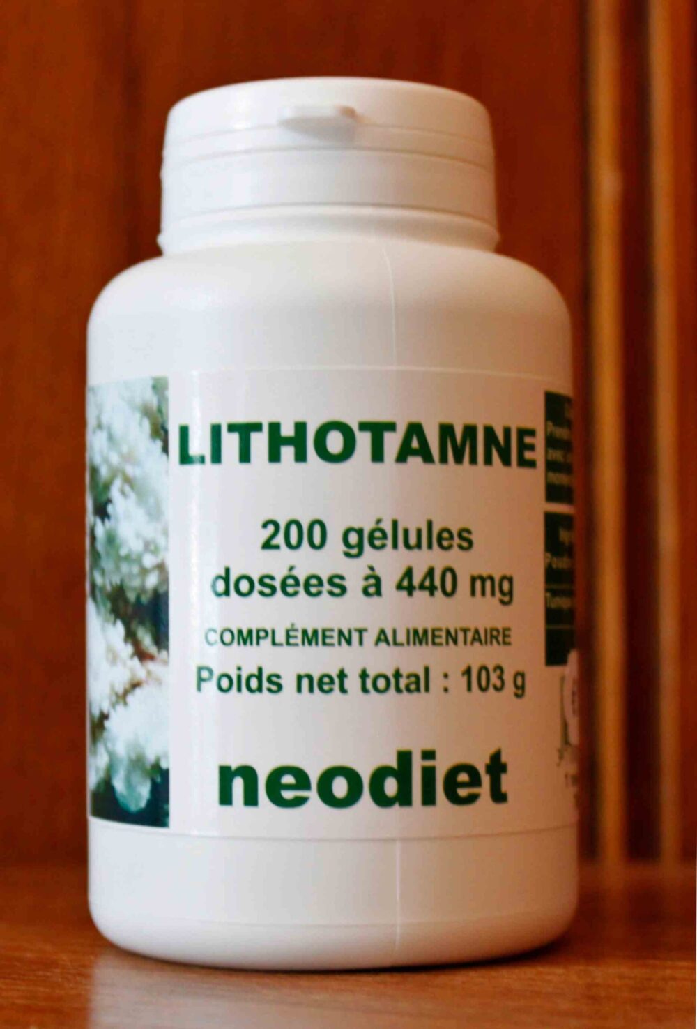 Lithothamne - 200 gélules - Neodiet - Equilibre-acido-basique - Les algues - Os et cartilages - Articulations