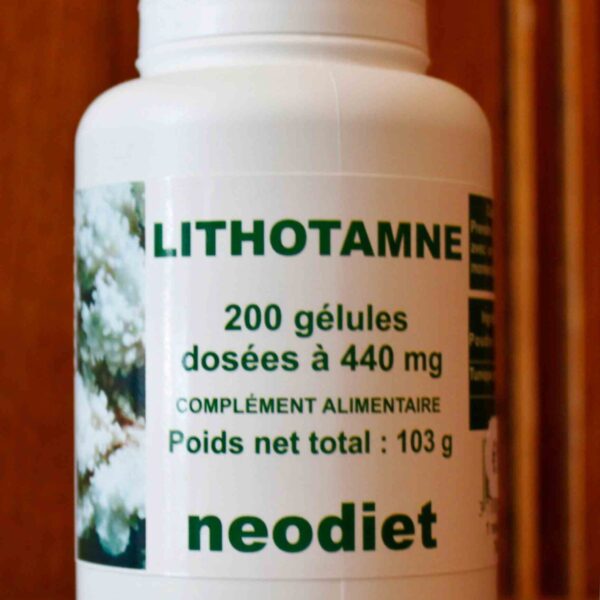 Lithothamne - 200 gélules - Neodiet - Equilibre-acido-basique - Les algues - Os et cartilages - Articulations