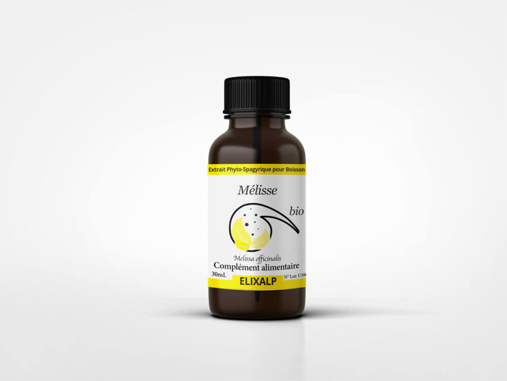 Mélisse bio - 30 ml - Elixalp - Digestion - Estomac - Sommeil