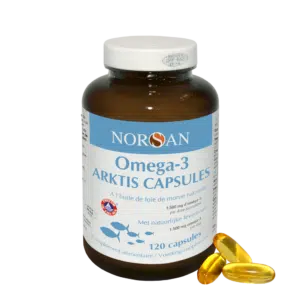 Oméga 3 Arktis DHA - 120 capsules - Norsan
