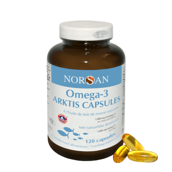 Oméga 3 Arktis DHA - 120 capsules - Norsan