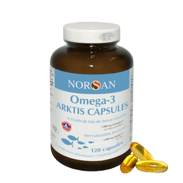 Oméga 3 Arktis DHA - 120 capsules - Norsan