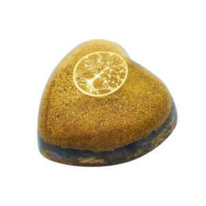 Orgonite Labradorite Arbre de vie coeur - Omsae - Objets bien-être - Pierres et bijoux