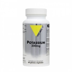 Potassium - 80 gélules - Vitall + - Les oligo-éléments et minéraux