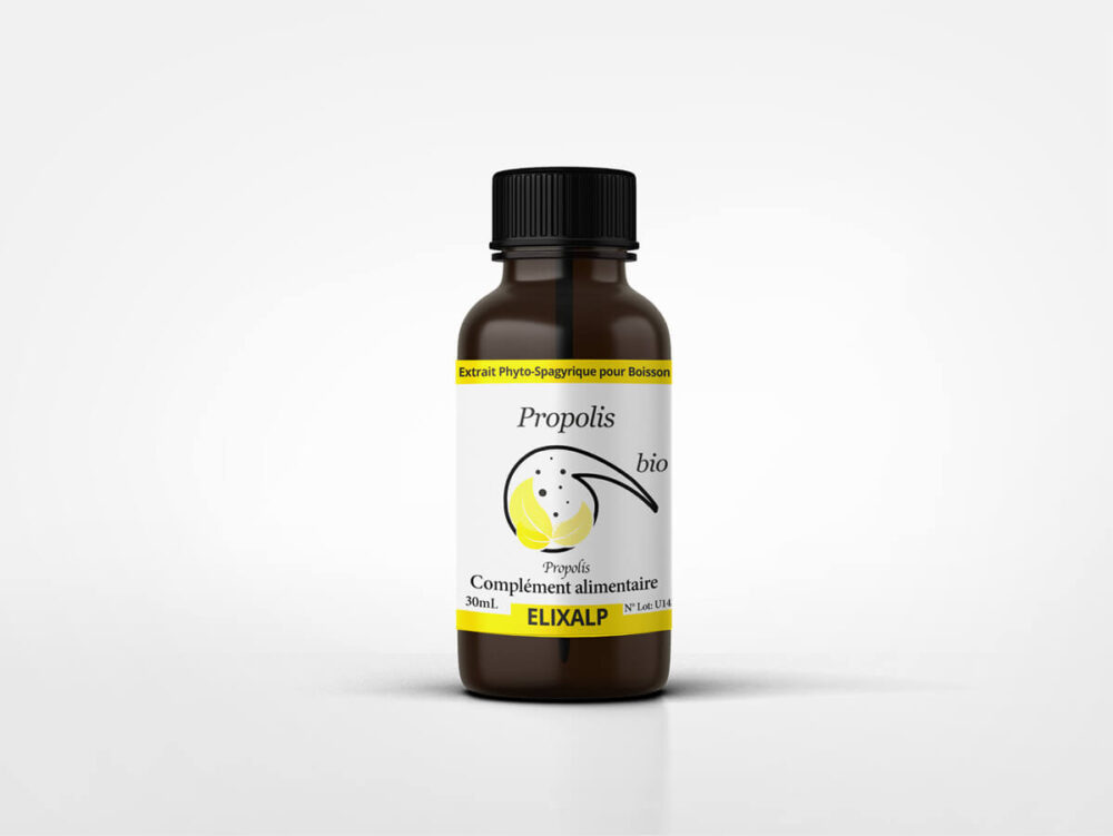 Propolis bio - 30 ml - Elixalp - immunité - Les produits de la ruche