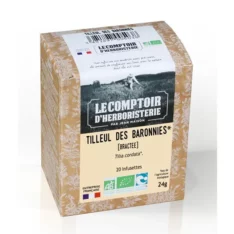 Tilleul bractées - 20 infusettes - Le comptoir d'herboristerie