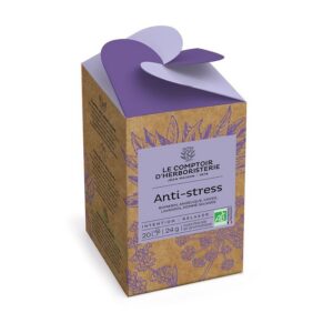 Tisane Anti-stress - vrac 20 infusettes- Le Comptoir d'Herboristerie - Les tisanes