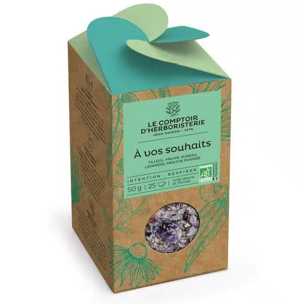 Tisane À vos souhaits - Vrac 50g - Le comptoir d'herboristerie - Les tisanes