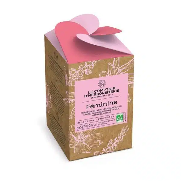 Tisane féminine - 20 infusettes - Le comptoir d'herboristerie - Hormones féminines - Les tisanes - Reins - Vessie