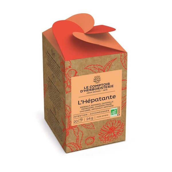 Tisane l'hépatante - 20 infusettes - Le comptoir d'herboristerie - Foie - Les tisanes