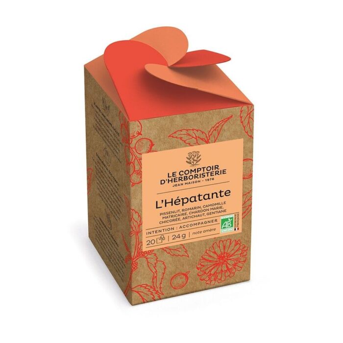 Tisane l'hépatante - 20 infusettes - Le comptoir d'herboristerie - Foie - Les tisanes